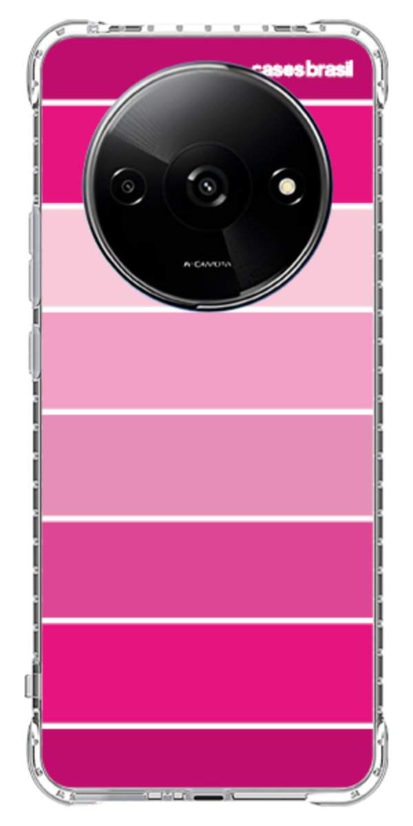Capinha para Celular Faixas Tons de Rosas