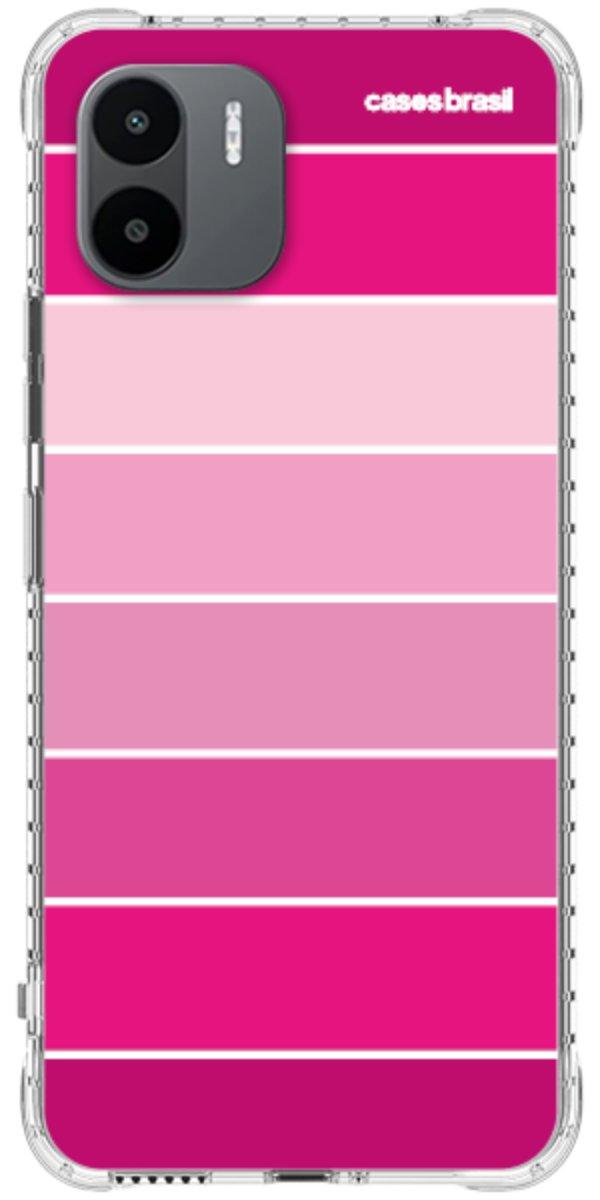 Capinha para Celular Faixas Tons de Rosas