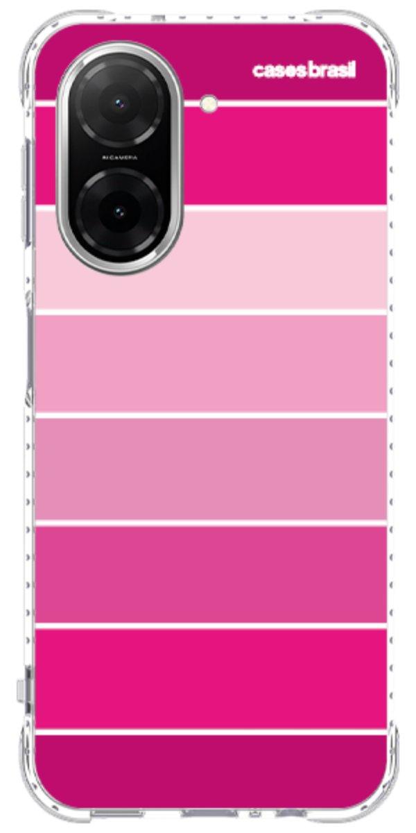 Capinha para Celular Faixas Tons de Rosas