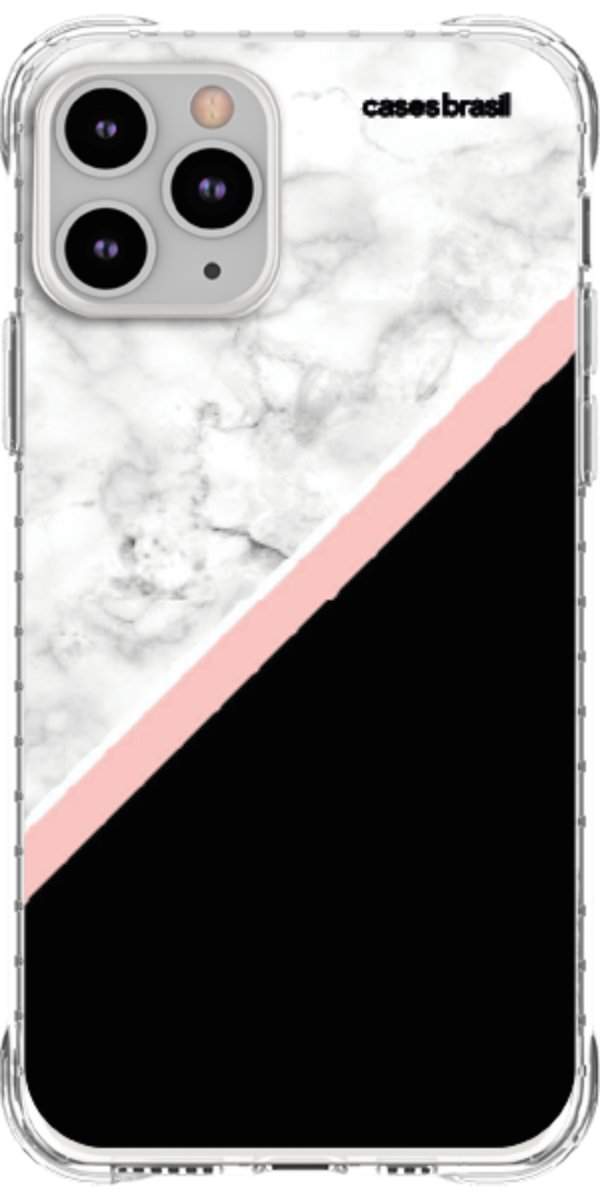 Capinha para Celular Mármore WhiteBlack