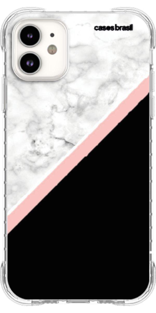 Capinha para Celular Mármore WhiteBlack