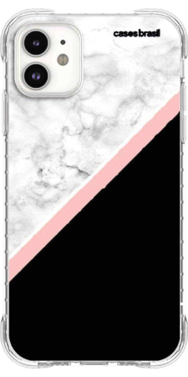Capinha para Celular Mármore WhiteBlack