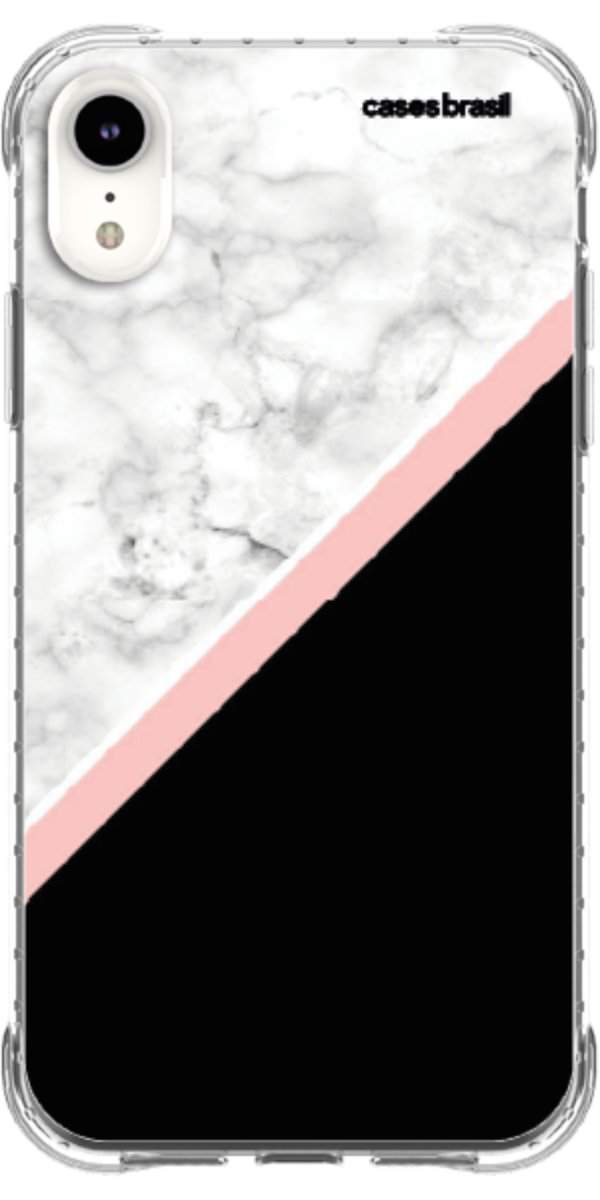 Capinha para Celular Mármore WhiteBlack