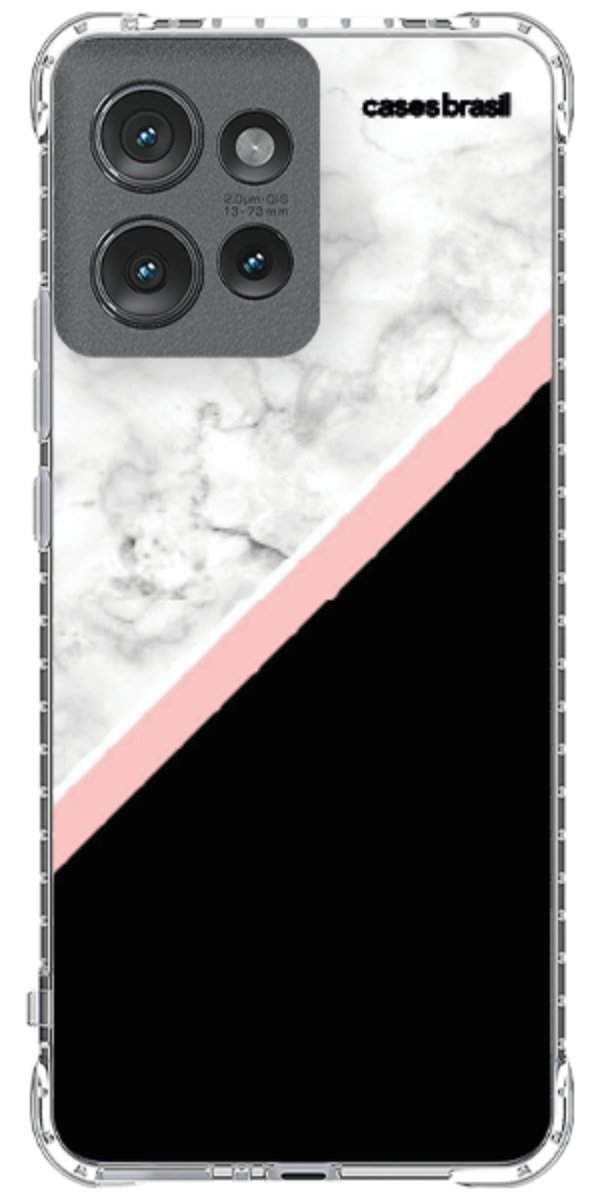 Capinha para Celular Mármore WhiteBlack
