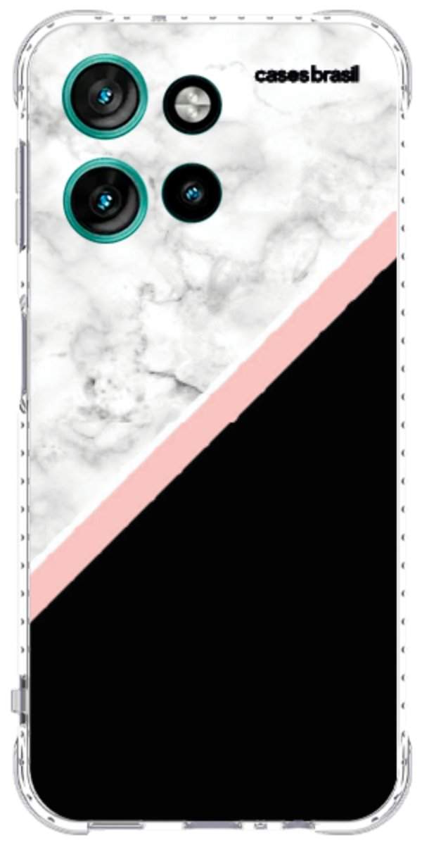 Capinha para Celular Mármore WhiteBlack