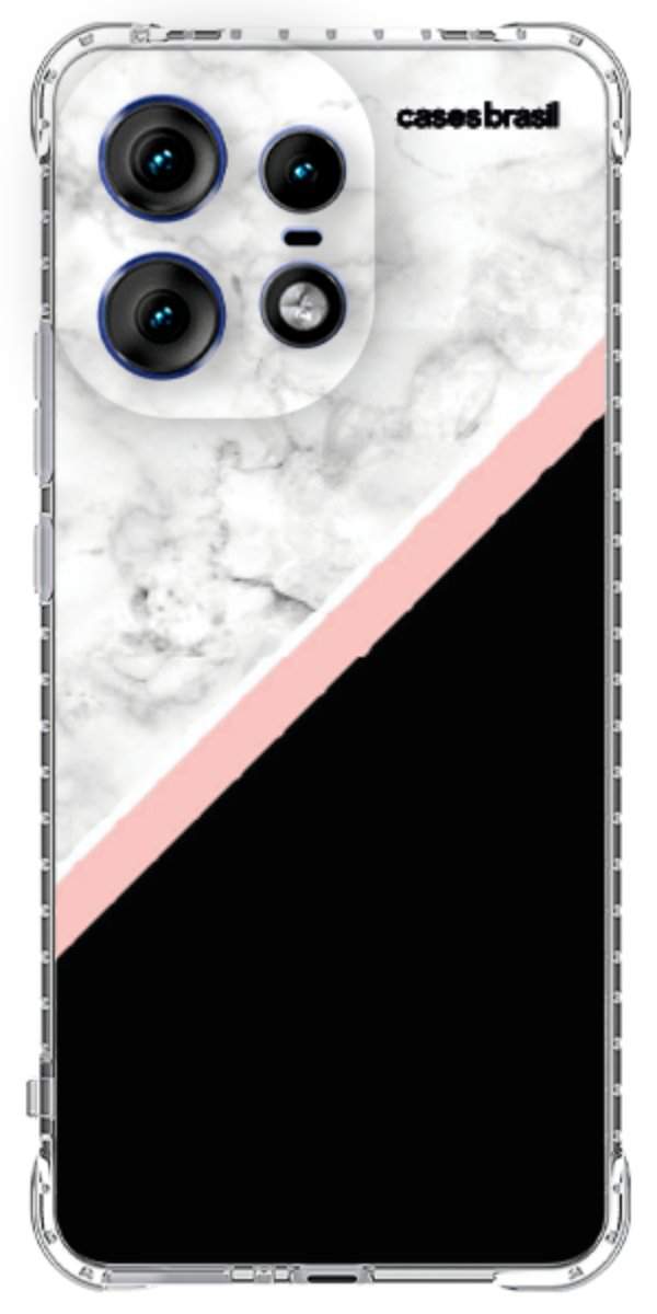 Capinha para Celular Mármore WhiteBlack