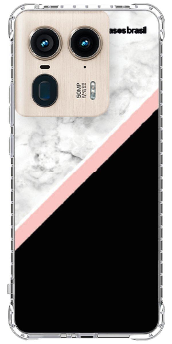 Capinha para Celular Mármore WhiteBlack