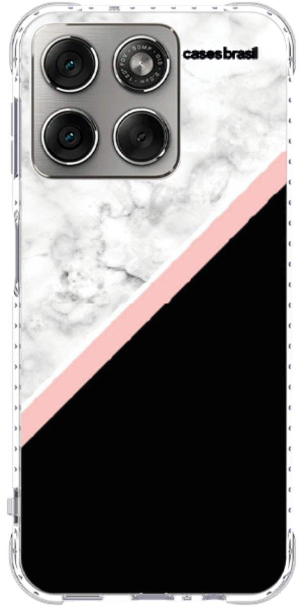 Capinha para Celular Mármore WhiteBlack