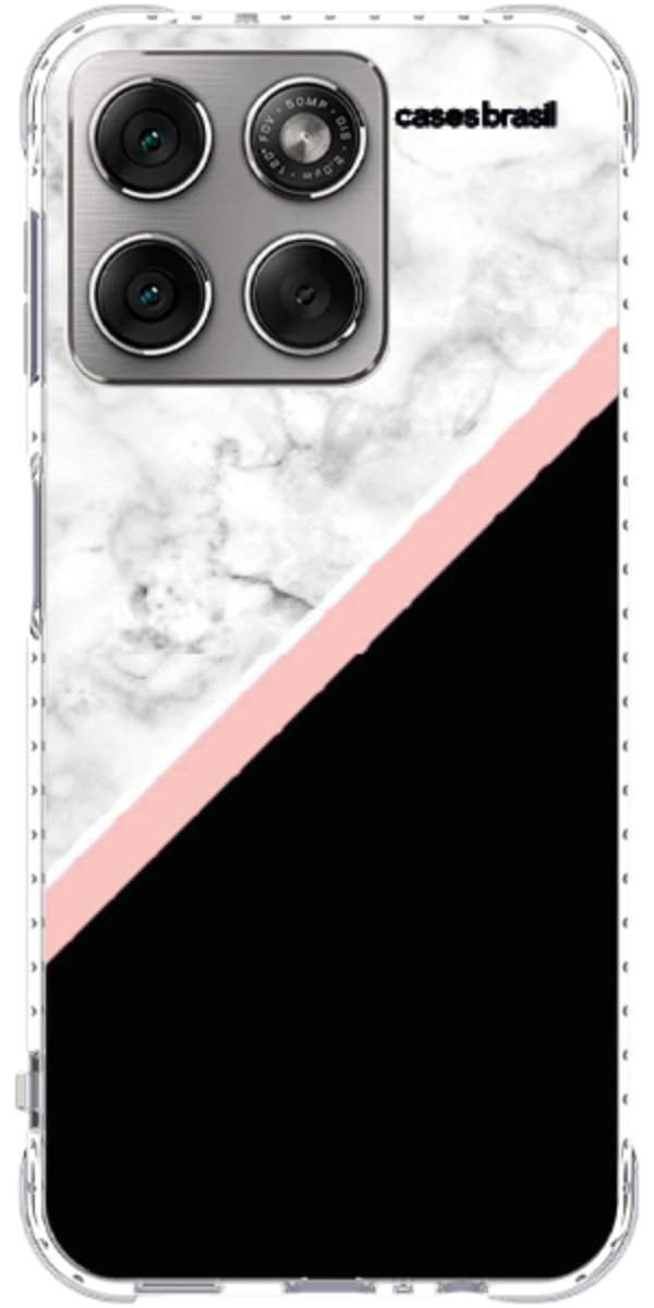 Capinha para Celular Mármore WhiteBlack
