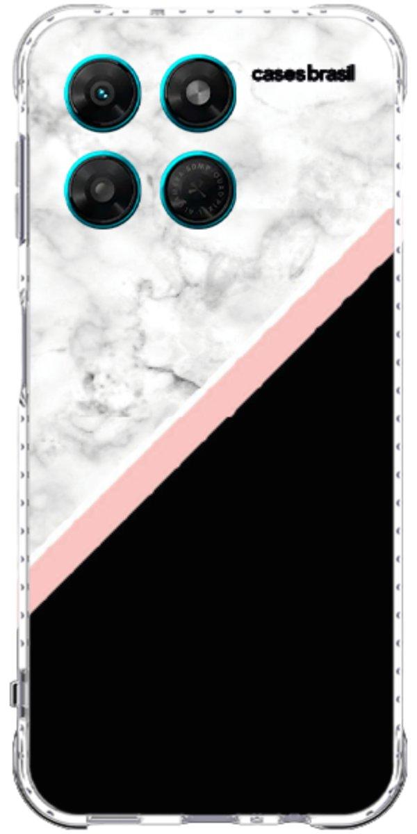 Capinha para Celular Mármore WhiteBlack