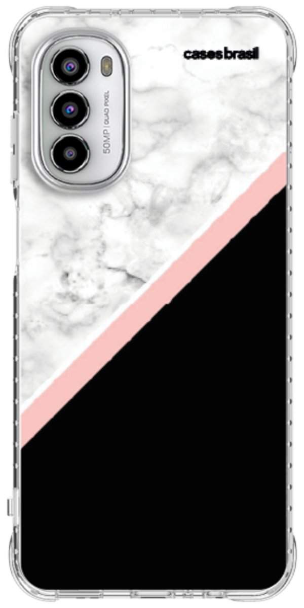 Capinha para Celular Mármore WhiteBlack