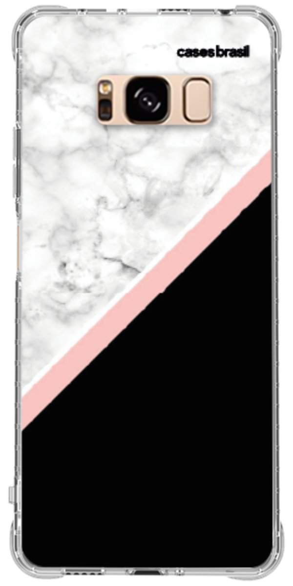 Capinha para Celular Mármore WhiteBlack