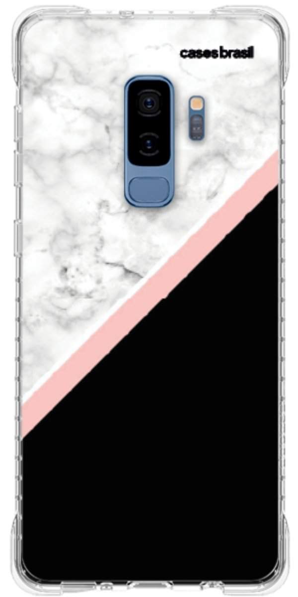 Capinha para Celular Mármore WhiteBlack