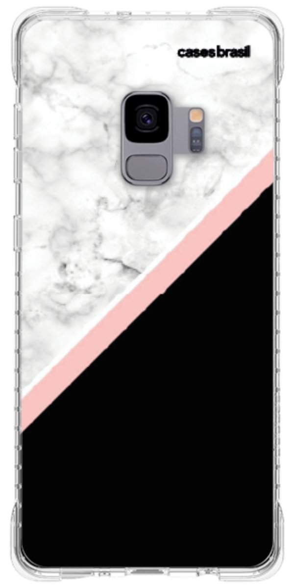 Capinha para Celular Mármore WhiteBlack