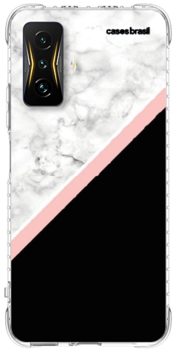 Capinha para Celular Mármore WhiteBlack