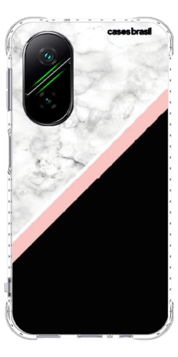 Capinha para Celular Mármore WhiteBlack