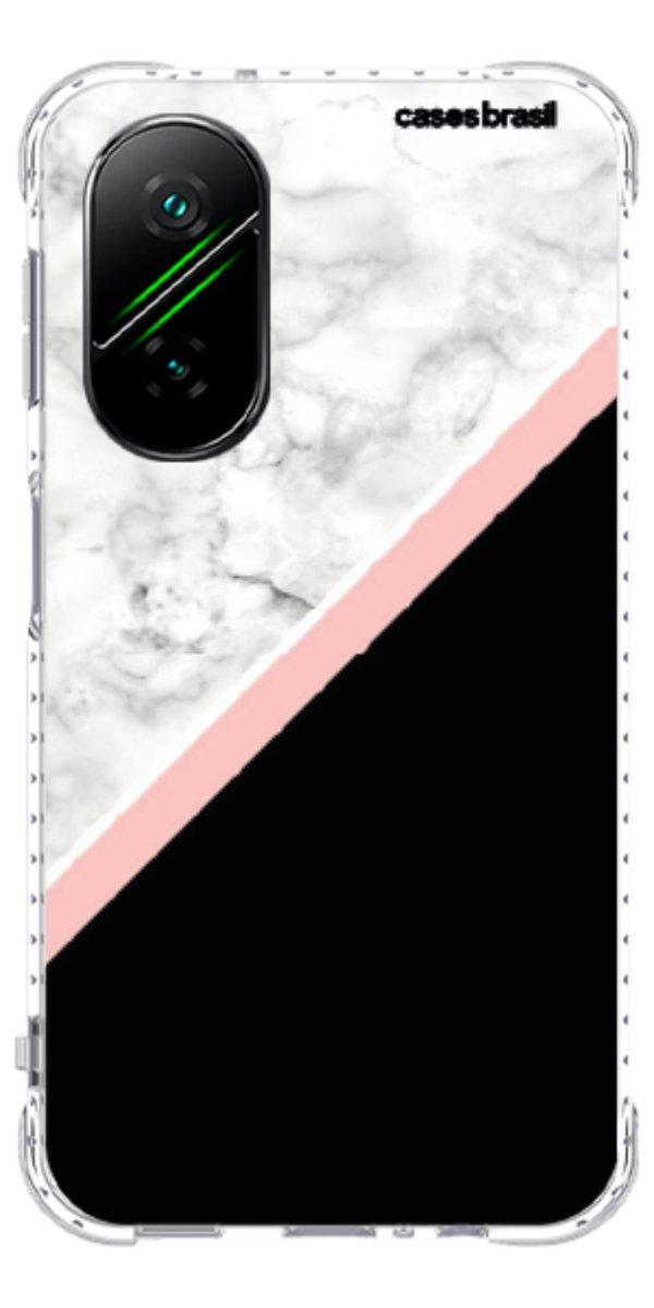 Capinha para Celular Mármore WhiteBlack