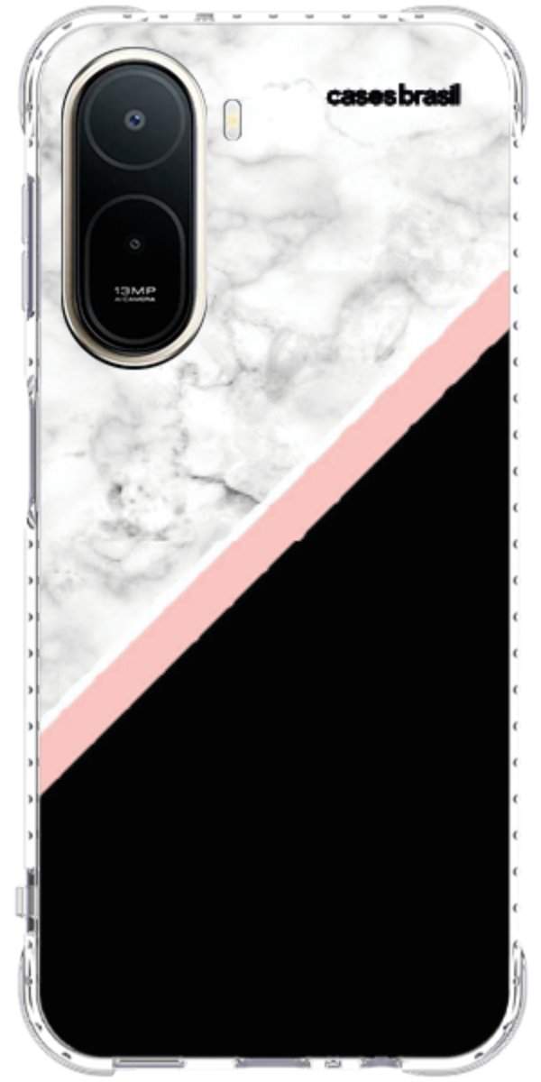 Capinha para Celular Mármore WhiteBlack