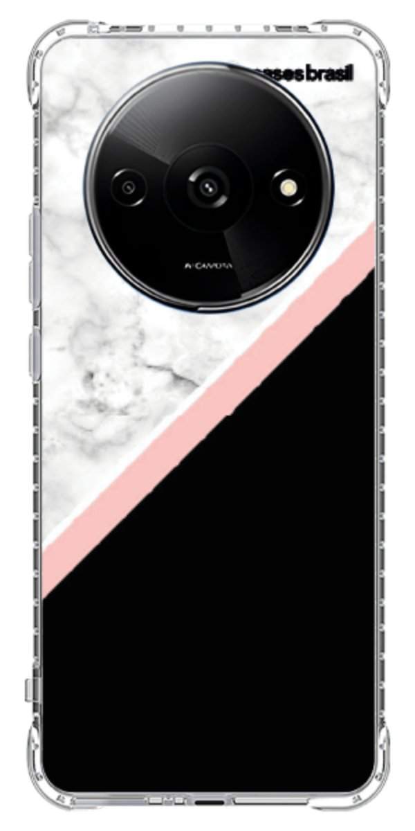 Capinha para Celular Mármore WhiteBlack