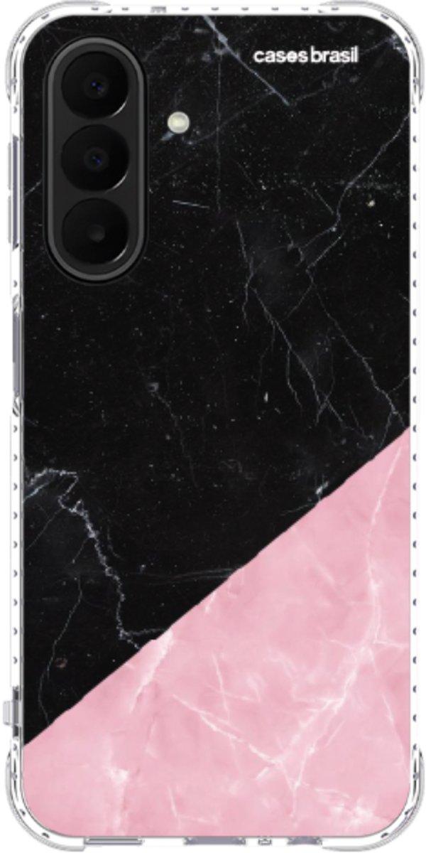 Capinha para Celular Mármore Duo Pink & Black