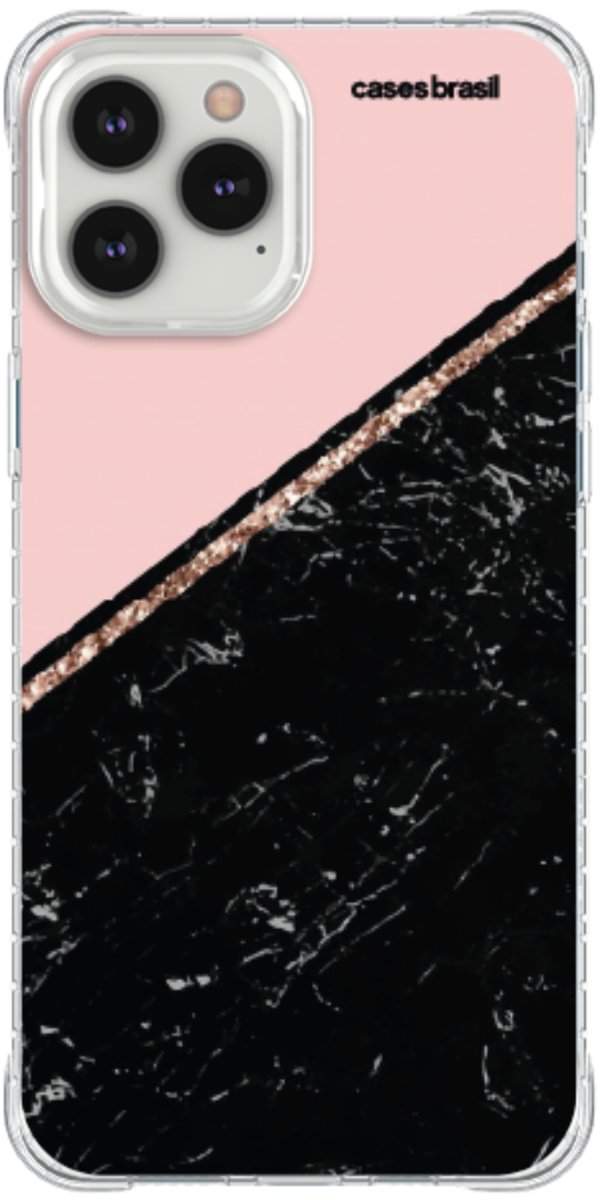 Capinha para Celular Diagonal Duo Black & Pink