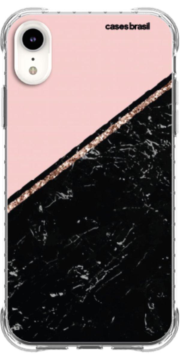 Capinha para Celular Diagonal Duo Black & Pink