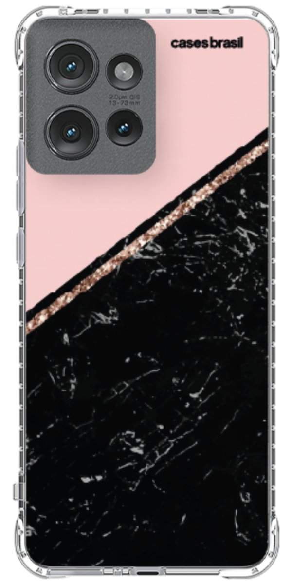 Capinha para Celular Diagonal Duo Black & Pink