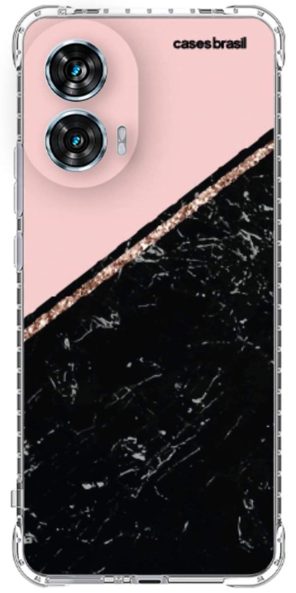 Capinha para Celular Diagonal Duo Black & Pink