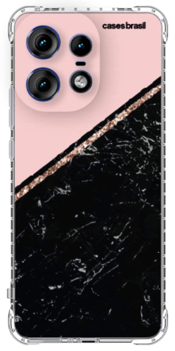 Capinha para Celular Diagonal Duo Black & Pink