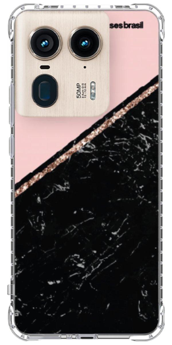 Capinha para Celular Diagonal Duo Black & Pink