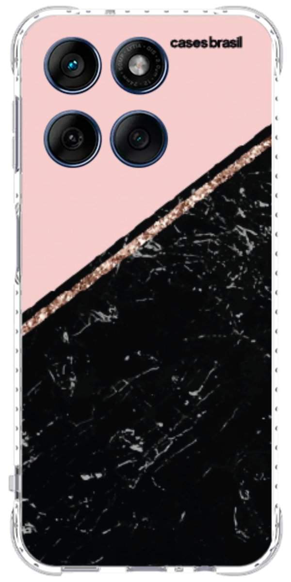 Capinha para Celular Diagonal Duo Black & Pink