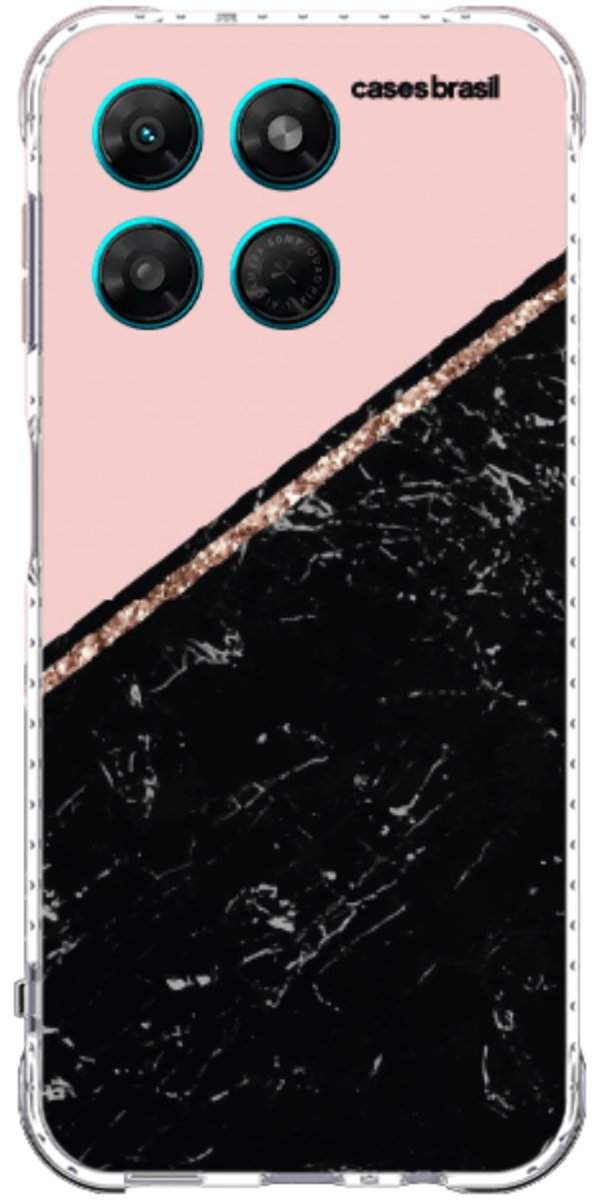 Capinha para Celular Diagonal Duo Black & Pink