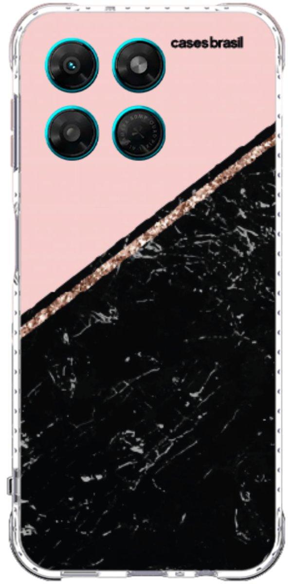 Capinha para Celular Diagonal Duo Black & Pink