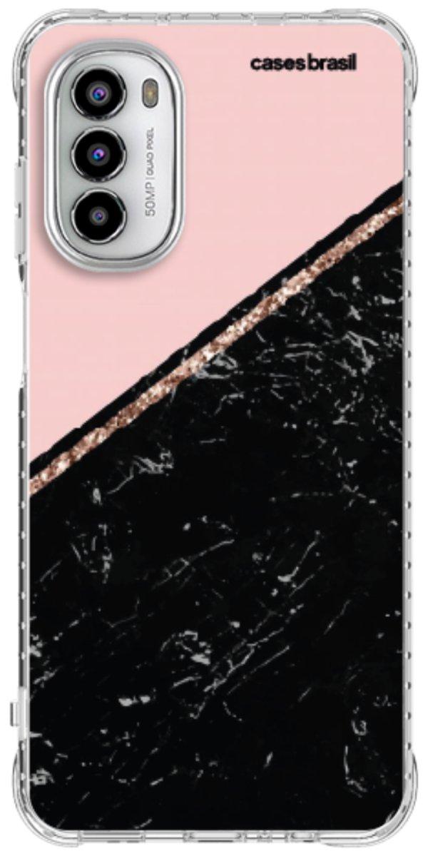 Capinha para Celular Diagonal Duo Black & Pink