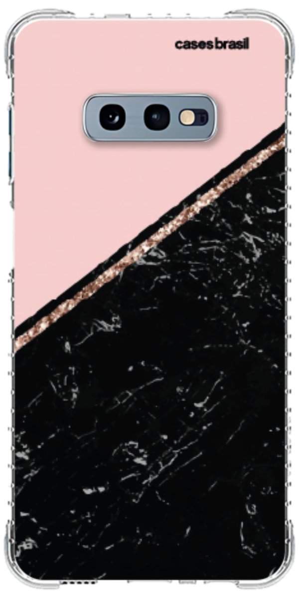 Capinha para Celular Diagonal Duo Black & Pink