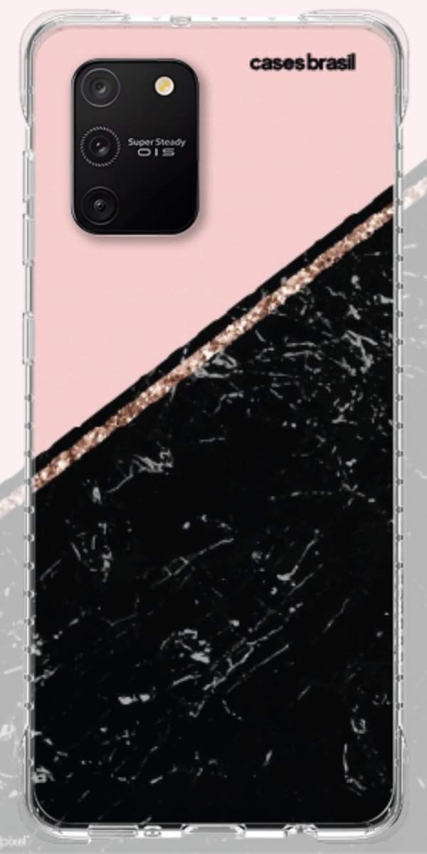 Capinha para Celular Diagonal Duo Black & Pink