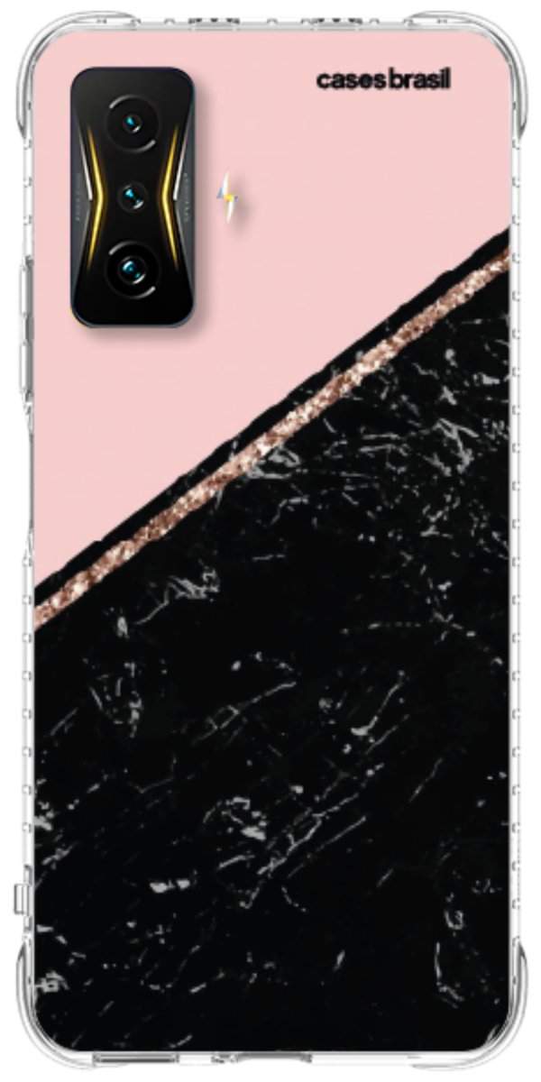 Capinha para Celular Diagonal Duo Black & Pink
