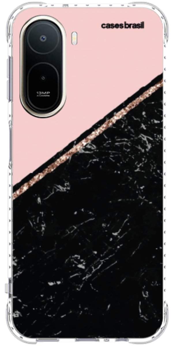 Capinha para Celular Diagonal Duo Black & Pink