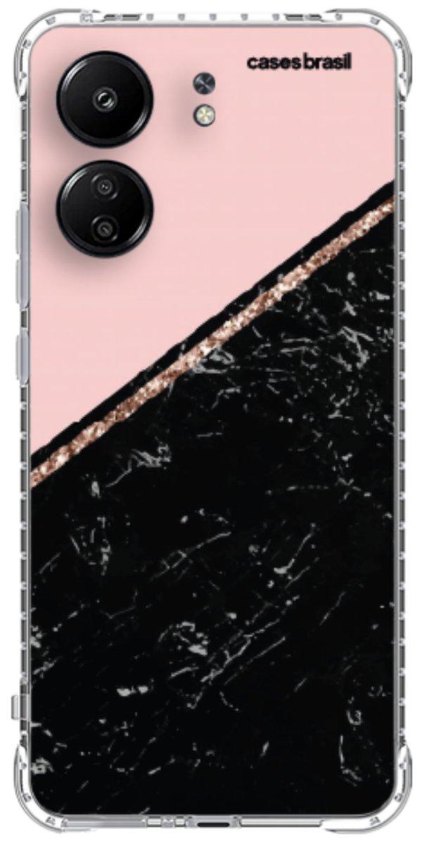 Capinha para Celular Diagonal Duo Black & Pink
