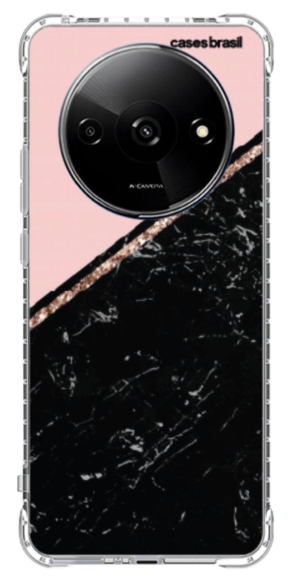Capinha para Celular Diagonal Duo Black & Pink