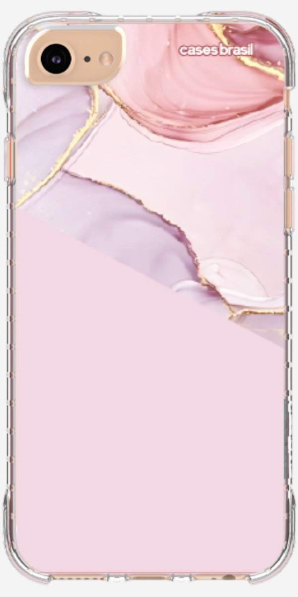 Capinha para Celular Mármore Quartzo Rosa