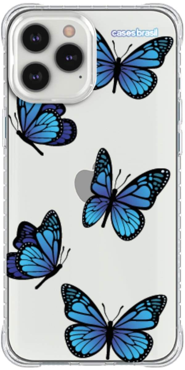 Capinha para Celular Borboletas Azuis