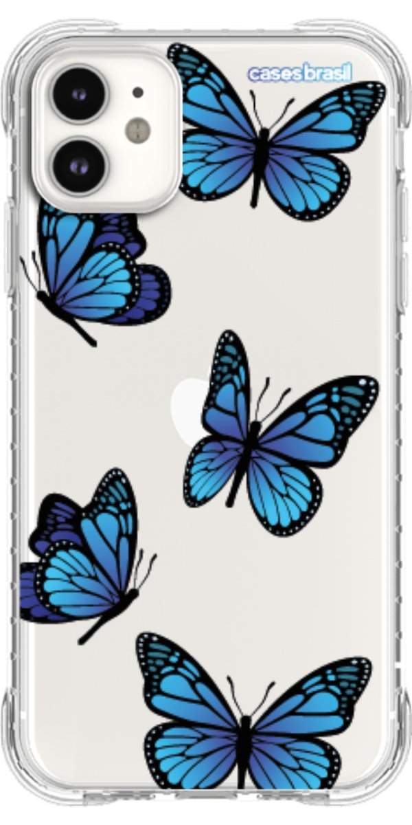 Capinha para Celular Borboletas Azuis