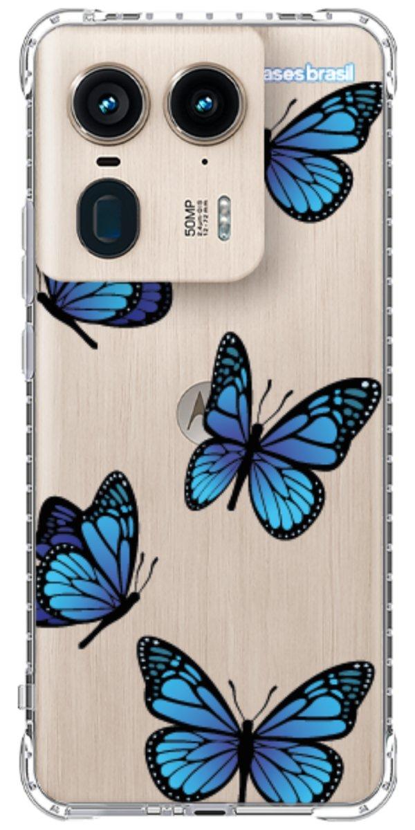 Capinha para Celular Borboletas Azuis