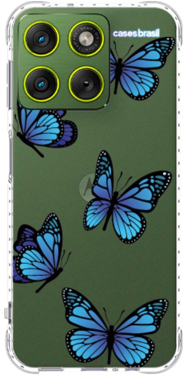 Capinha para Celular Borboletas Azuis