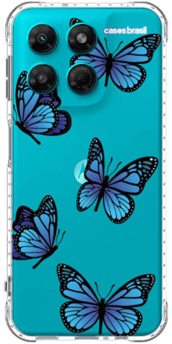 Capinha para Celular Borboletas Azuis
