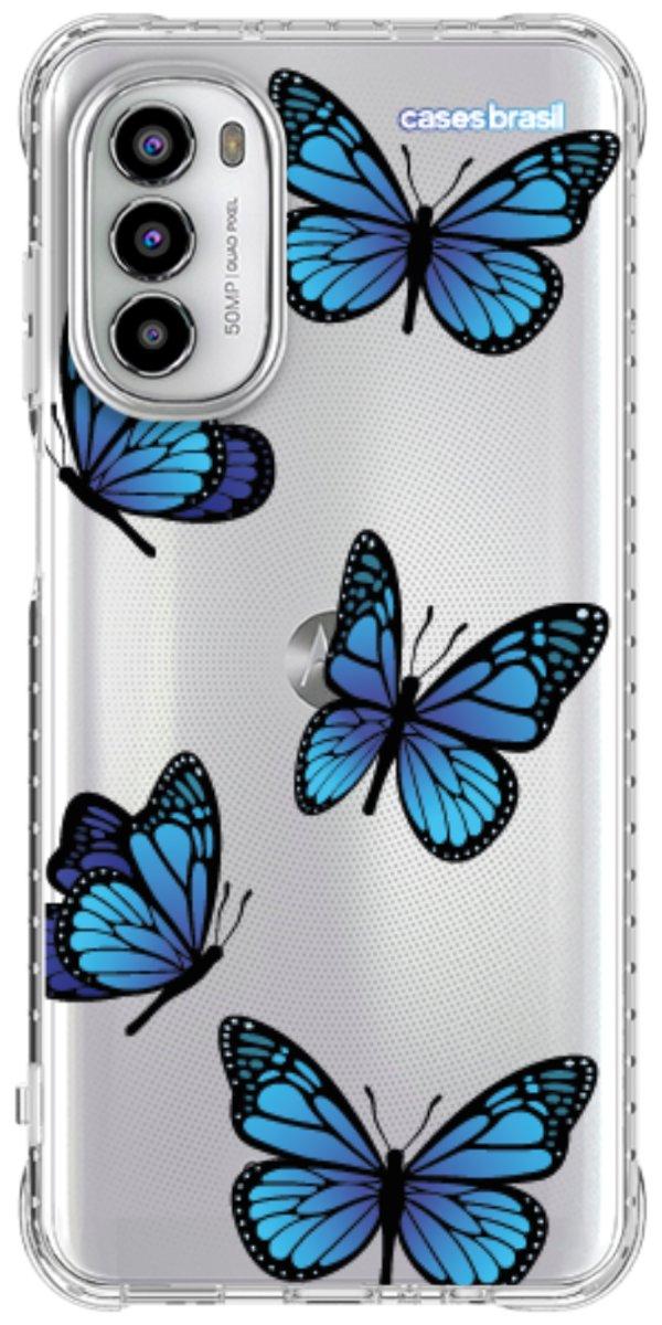 Capinha para Celular Borboletas Azuis