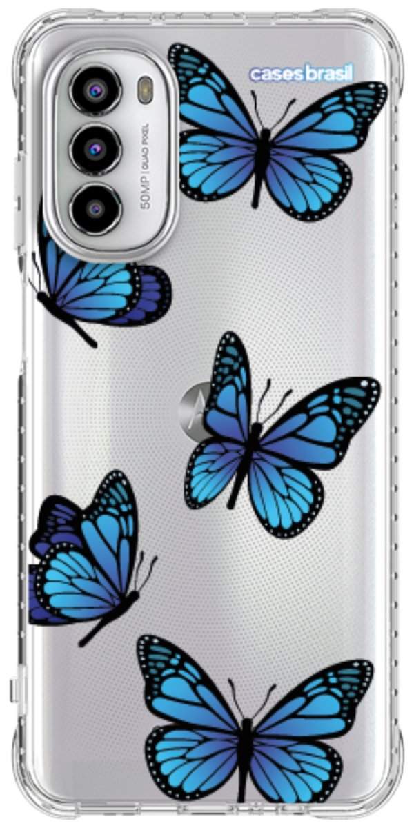 Capinha para Celular Borboletas Azuis
