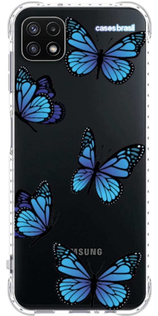 Capinha para Celular Borboletas Azuis