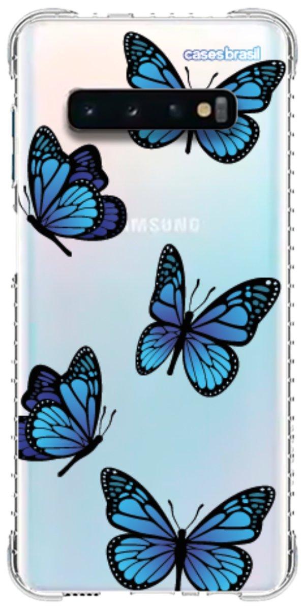 Capinha para Celular Borboletas Azuis